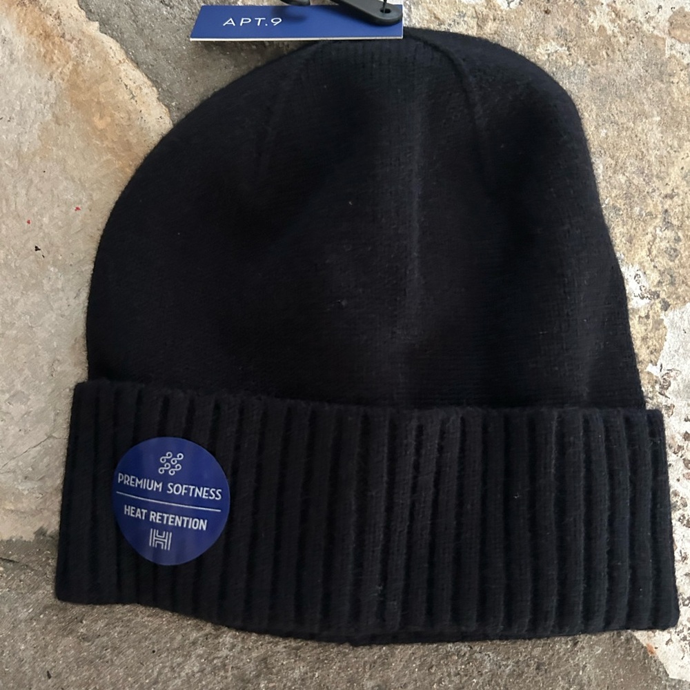 Apt. 9 Black Beanie